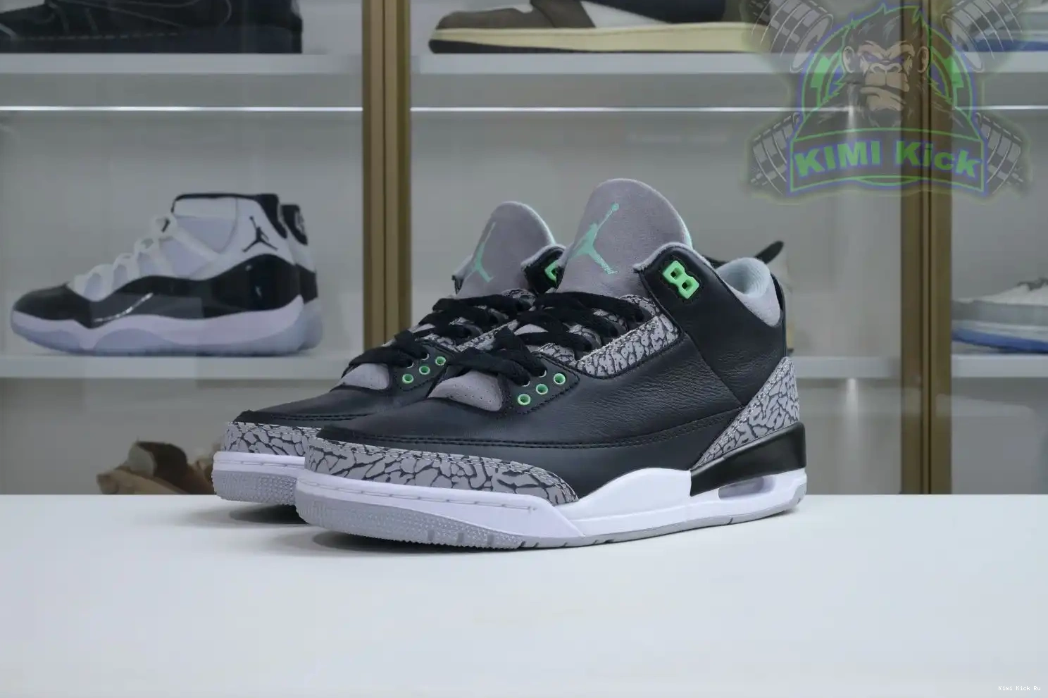 Green Glow Jordan Kimikick Air 3 0721